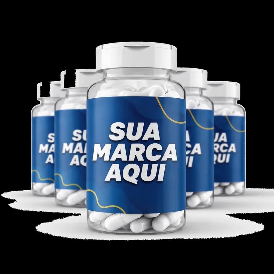 Cinco frascos idênticos, representando a produção em escala